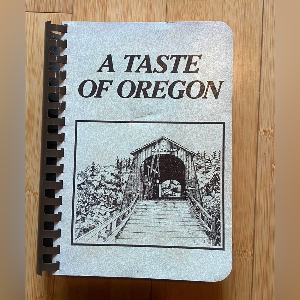 Cookbook Taste of Oregon Junior league of Eugene Oregon